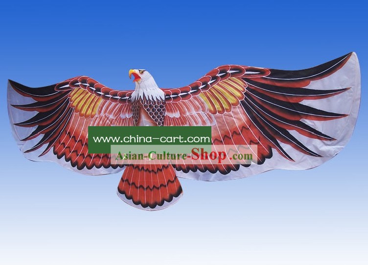 Super Large Chinese Weifang Hand Painted and Made Kite - Eagle