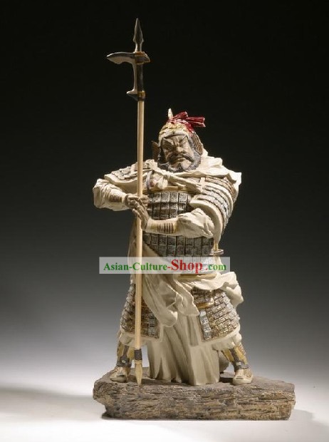 Chinese Classic Shiwan Ceramics Statue Arts Collection - Xiang Yu