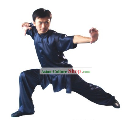 Chinese Professional Changquan Long Fist Kung Fu Uniform for Men