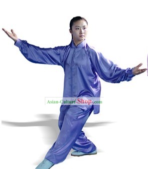 China Artes Marciales y Tai clásico traje Chi (azul)