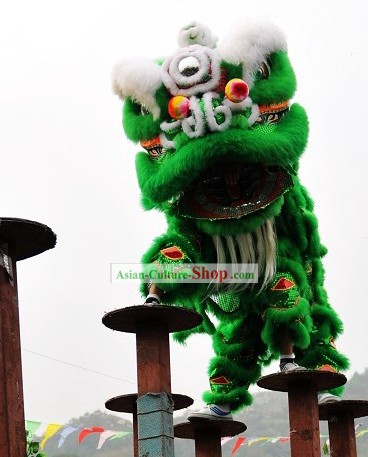 Competition and Parade Southern Lion Dance Costumes Complete Set