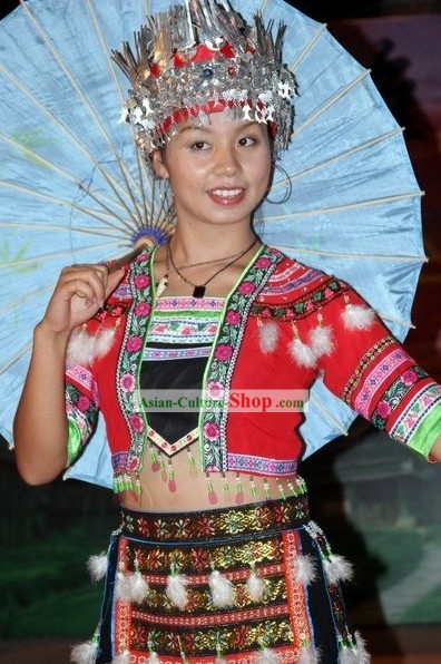 China Miao Minority Dance Costumes