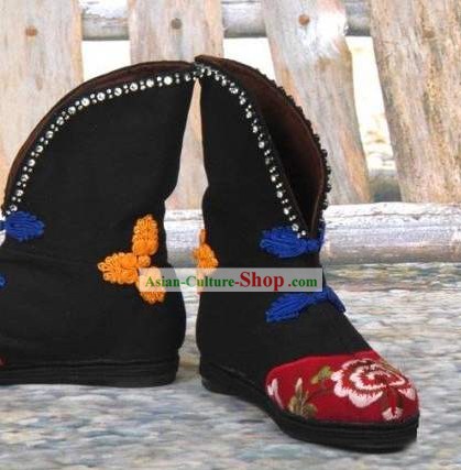 Traditional Chinese Hand Embroidery Cloth Shoes