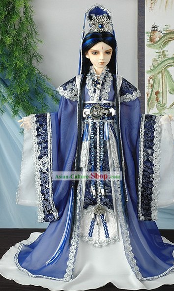 Chinese Ancient Prince Men Costumes Complete Set