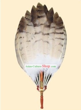 Suprême Eagle Feather Bouddha Fan