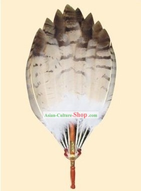 Supremo Feather Águia Buddha Fan