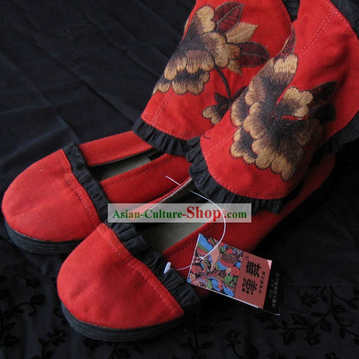 Hand Made Chinese Cloth Boots for Women