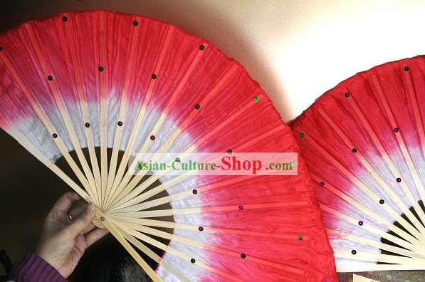 Supreme Chinese Silk Dance Fan with Sequin