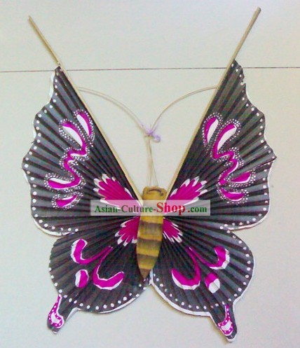 Chinese Handmade Craft Butterfly Fan