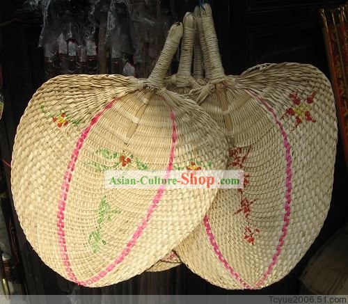 Chinese Handmade Straw Fan