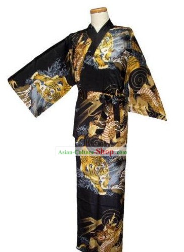 Japanese Tiger Costumes Kimono for Men