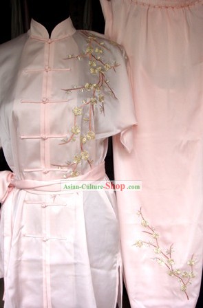Suprême brodé Plum Blossom Tai Chi Vêtements Set