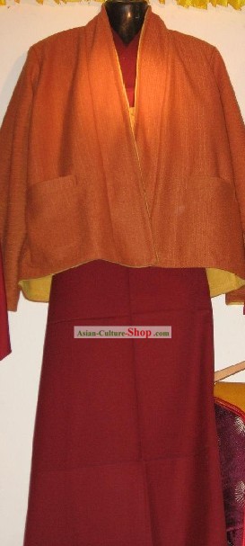 Chinese Tibetan Monk Uniform Complete Set