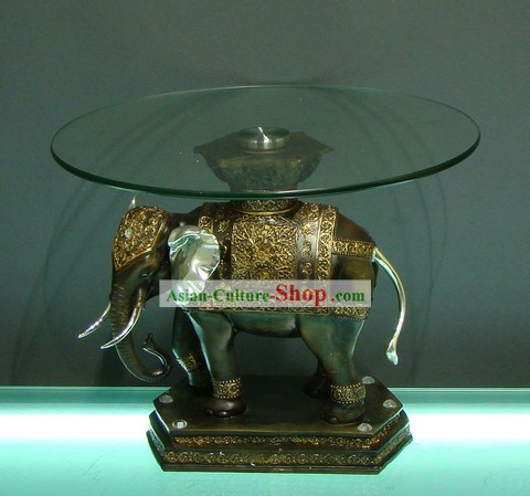 Traditional Asia Thai Elephant Desk