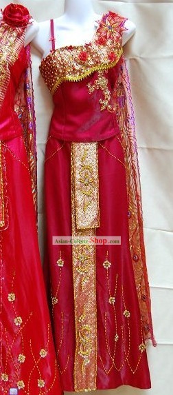 Thai Classic Court Dress Complete Set