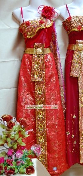 Thai Classic Court Dress Complete Set