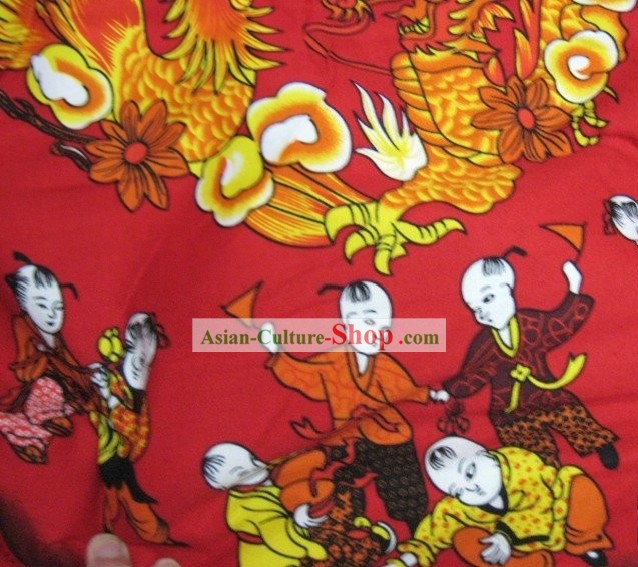 Des centaines d'enfants Tissu coton chinois