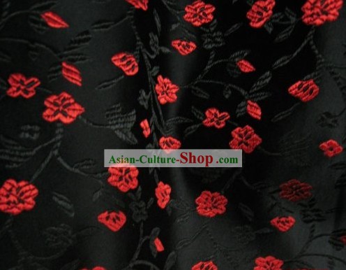 Small Flower Chinese Silk Fabric