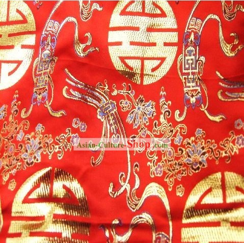 Traditional Longevity Brocade Fabric