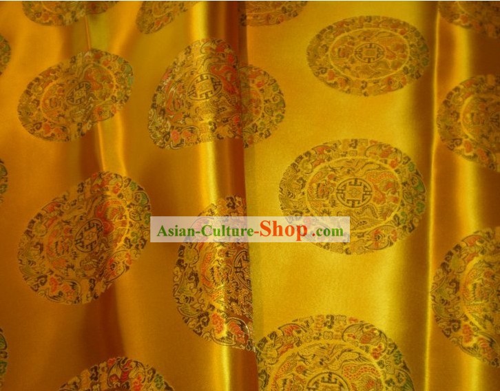 Dragões de Ouro Brocade Fabric