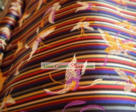Traditional Butterfly Brocade Fabric