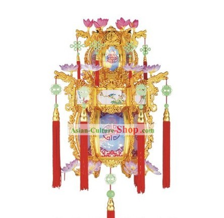 30 Inches New Year Chinese Palace Flower Lantern