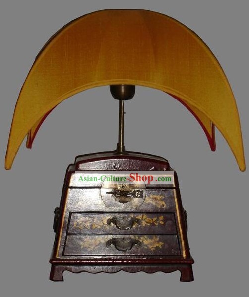 Chinese Antique Style Moon Silk Lantern