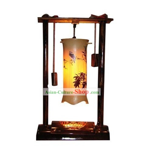 Chinese Hand Made Bamboo Table Lanterns