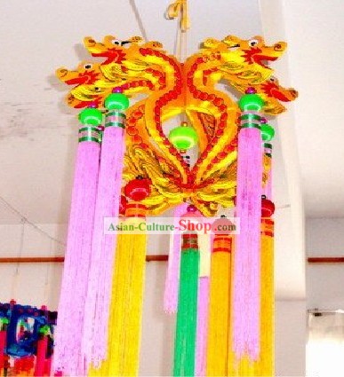 Desfile Dragão chinês Handmade Lanternas