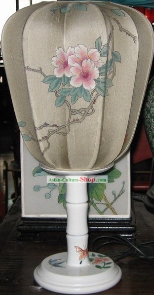 Mão estilo chinês Antique Painted Lantern/Peony lâmpadas e lanternas