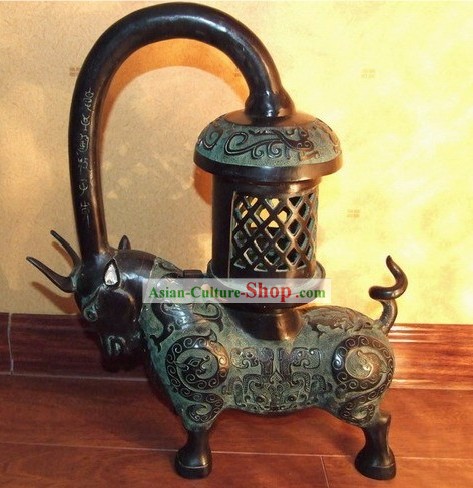 Antique Brass Lantern chinesa Estilo