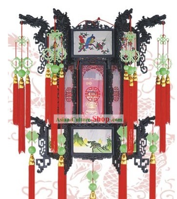 Lanterne chinoise antique palais de style