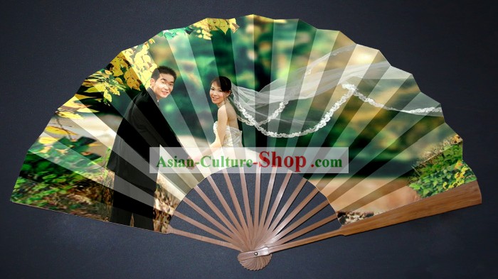 Custom Wedding Fan According to Your Wedding Photoes