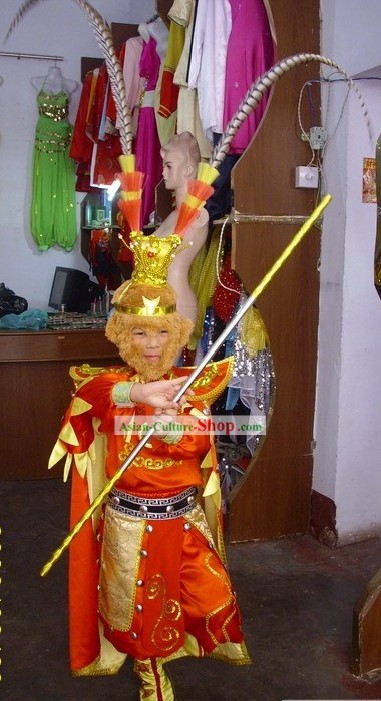 Hairy Monkey Sun/Monkey King Costume/Monkey Costume Set with Monkey Shoes