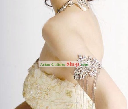 Bridal Accessories - Silver Armlet for Bride