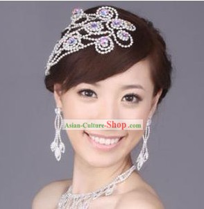 Bridal Accessories - Silver Phoenix Hair Decoration