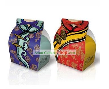 Традиционный китайский Candy Свадебный стиль сувениры Вставка 30 штук Набор