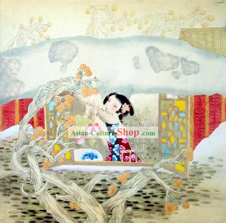 Pintura Figura Chinês - Tia Linda