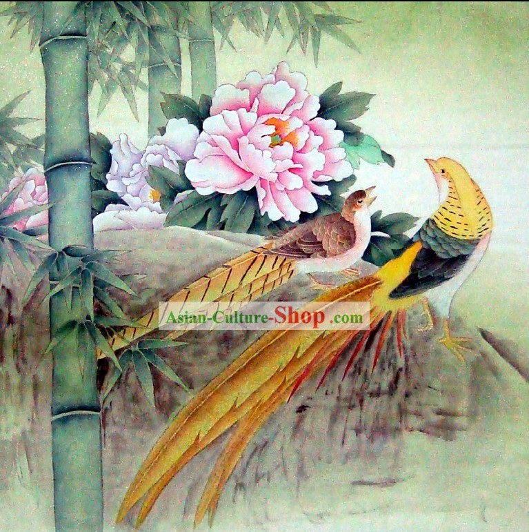 Tradicionais Birds Pintura Chinesa de Liu Lanting