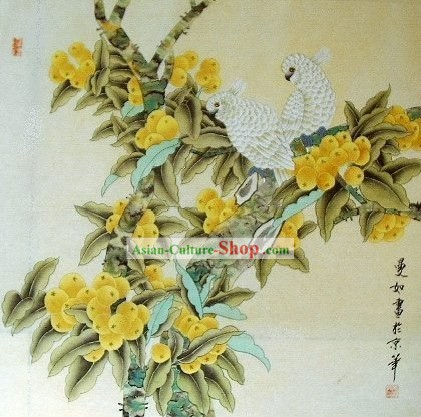 La peinture traditionnelle japonaise par Parrot Si Manru