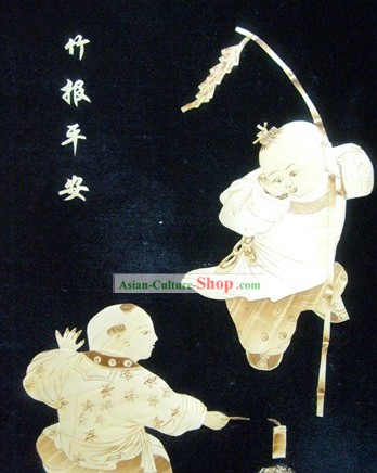 Traditional Chinese Grain Painting - Spring Festival