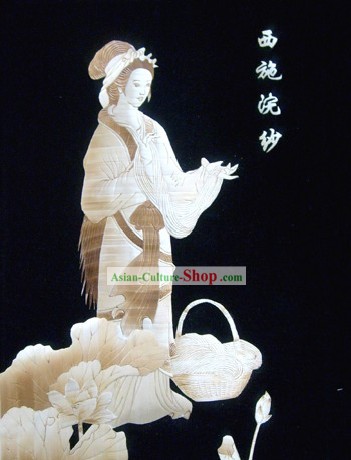 Traditional Chinese Wheat Straw Art Painting - Xi Shi