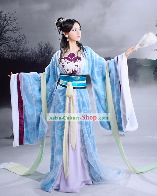 Ancient Chinese Swordswoman Costumes Complete Set