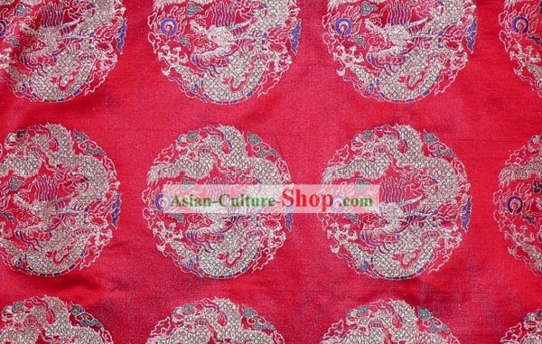 Top Rui Xiang Fu pur textile tissu de soie dragon