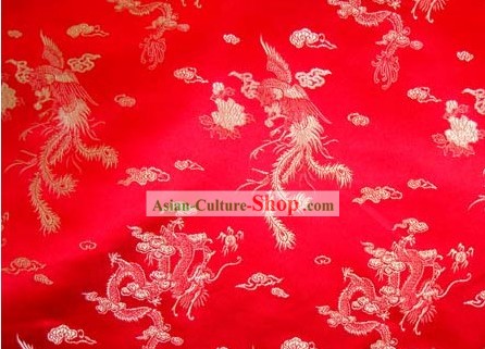 La Chine Mandarin traditionnel Brocade Fabric - Phoenix