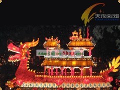 Execuções Luz Assunto Traditional Chinese Lanterns Set up Elétrica