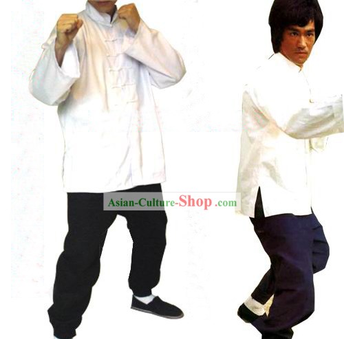 Tradicional Chinesa Bruce Lee Artes Marciais Estilo Uniformes Conjunto Completo