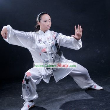 Pintura Original Profesional Tai Chi vestido