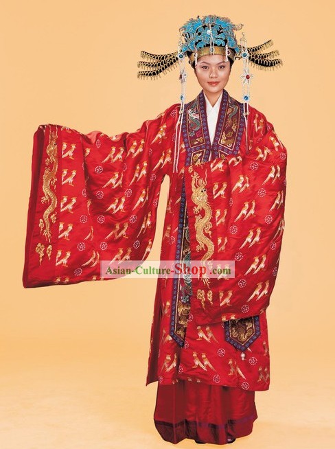 Ancient Palace Empress Wedding Costumes Complete Set