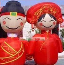 Noiva infláveis ​​grandes chinês e Set Noivo